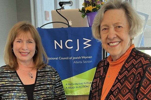 NCJW Atlanta Co-presidents Stacey Hader Epstein and Sherry Frank