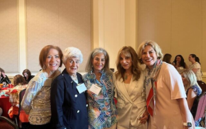 Lorri Brown, Letty Marcus, Denny Marcus, Judy Landey, and Lori Kilberg came to show support.